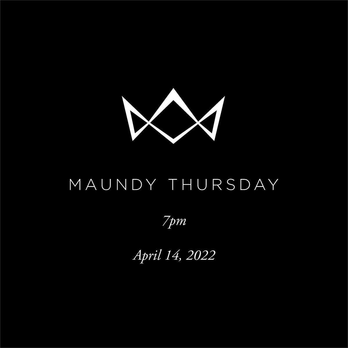 Maundy Thursday